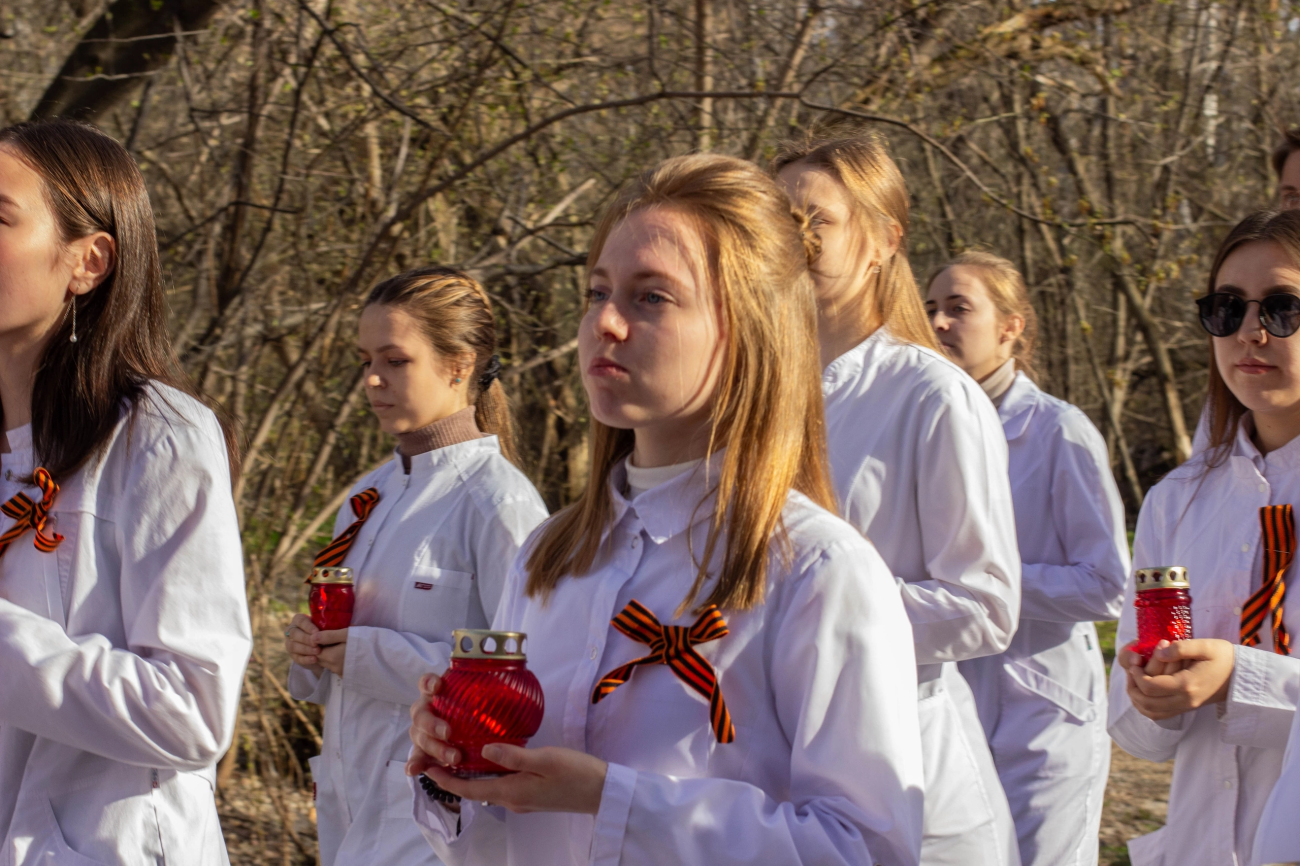 Около 200 участников собрала ежегодная патриотическая акция СибГМУ «Дорога милосердия»