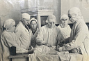 Практические занятия на кафедре оперативной хирургии и топографической анатомии. 1954 г.