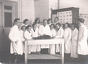 Практическое занятие по патофизиологии. Конец 1930-х гг.